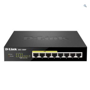 D-link 8 Port Gigabit POE DGS-1008P, 4POE Dealer in Dubai UAE