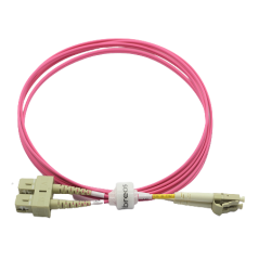 Dconnect LC-SC Multimode Duplex Fiber Patch Cable OM4 (1Mtr) Dealer in Dubai UAE