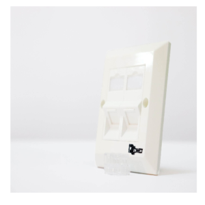 DCONNECT FPBS-12210101 Angled Single Faceplate Price in Dubai UAE