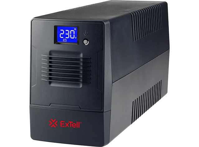 ExTell EATM650CD Atom 650VA, Line Interactive Desk Type, LCD Display, PF = 0.6 Price in Dubai UAE