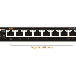 DrayTek VigorSwitch G1080 8-Port Smart Lite Managed Gigabit Switch Price In Dubai UAE