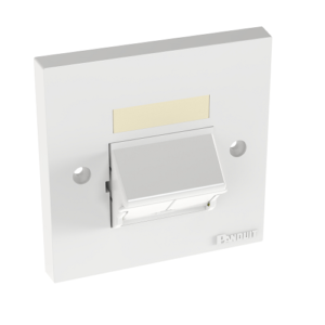 Panduit NKUKS2SAW 2port Single Gang Shutered Faceplate Dealer in Dubai UAE