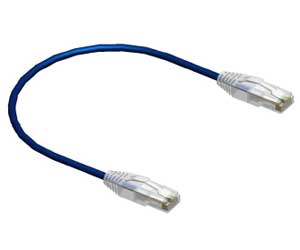 Optronics Category 6A – U/UTP 2mtr Unshielded Twisted Pair LSZH Micro Patch Cords