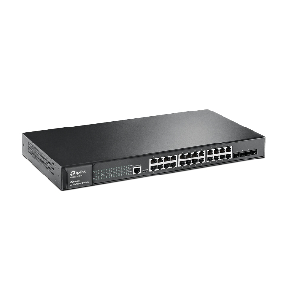 Tp-Link T2600G-28TS-DC JetStream 24-Port Gigabit L2 Managed Switch with 4 SFP Slots and DC Power Supply Price in Dubai UAE and Africa - Image 2