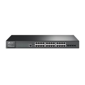 Tp-Link T2600G-28TS-DC JetStream 24-Port Gigabit L2 Managed Switch with 4 SFP Slots and DC Power Supply Price in Dubai UAE and Africa