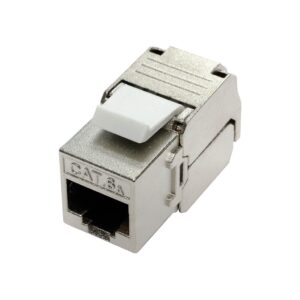 superiOrtec TLKJSC6A07-180 CAT6A TOOLLESS, RJ45, 180-DEG, KEYSTONE JACK, SHIELDED, 568A/B WIRING, WHITE price in Dubai UAE and AFRICA