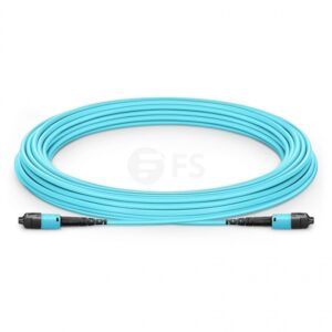 Customized MTP? PRO 8-144 Fibers MTP?-12 OM3 Multimode Elite Trunk Cable, Aqua #80735 Price in Dubai UAE