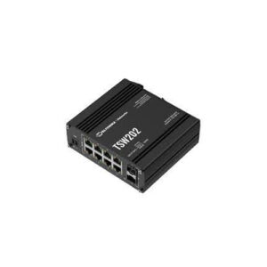 Teltonika TSW202  Industrial managed PoE+ Switch, 8x Gigabit Ethernet + 2 SFP Price in Dubai UAE