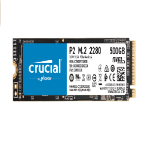 Crucial P2 500GB 3D NAND NVMe PCIe M.2 SSD | CT500P2SSD8 Price in Dubai UAE