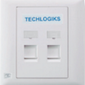 Techlogiks TL-FPS2 Dual Face Plate Shuttered Straight Price in Dubai UAE