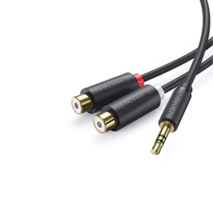Ugreen 10547 Male To 2 RCA Female Jack Stereo Audio Cable Y Adapter Price in Dubai UAE