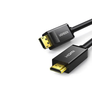 Ugreen 10204 DP Male To HDMI Male Cable 5m Black Price in Dubai UAE