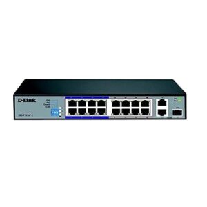 D-Link DES-F1016P-E/B 16-Port 10/100 Long Range PoE+ Surveillance Switch DES-F1016P-E/B Price in Dubai UAE