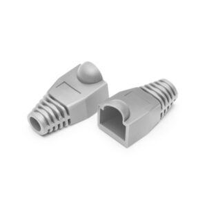 Cat6 RJ45 Strain Relief Boots, 6.0mm OD for Cat6 UTP 23~24AWG Ethernet Cables, Gray, 50PCS/Pack Price in Dubai UAE