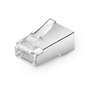 Cat6 RJ45 Modular Plug (Two-Piece Suit), Shielded (STP) Network Connector for 26AWG Twisted Pair Stranded Cable 50/Pack Price in Dubai UAE