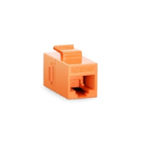 Cat5e Keystone RJ45 Coupler, Unshielded, Female to Female Insert Inline Coupler – Orange Price in Dubai UAE