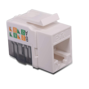 ExTell CAT 6 90° Unshielded Keystone Jack, Dual Type IDC – EK6XU0906 Price in Dubai UAE