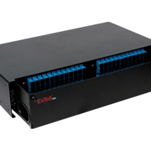 EXTELL EU2432S-FPP 24 Port Simplex, Unloaded sliding Fiber optic Patch Panel, with Main body, Cable management and splice tray