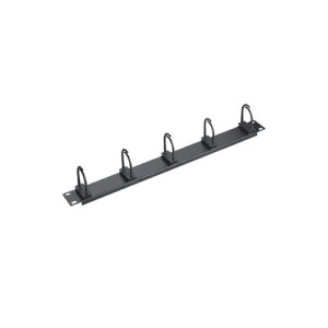 ExTell ECBMH013-RM 1U 19 Rack Mount Cable Manager Metal Ring Type Black in Dubai UAE