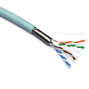 Excel Solid Cat6A Cable U/UTP 23AWG LSOH CPR Euroclass Dca 500 m Reel Ice Blue Price in Dubai, UAE