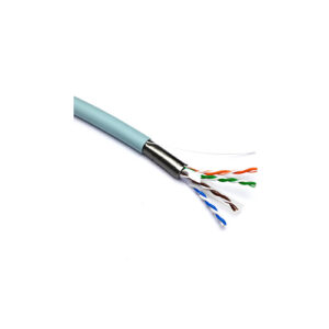 Excel 100-219  Solid Cat6A Cable U/UTP 23AWG LSOH CPR Euroclass Dca 500 m Reel Ice Blue Price in Dubai UAE