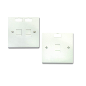 Datacom DC-FPDXX-SFUK   DUAL SHUTTERED UK FLUSH FACE PLATE Price in Dubai UAE