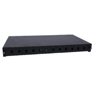 Datacom  DC-PPU-19-FO-12SCD-B  12 PORT RACK MOUNT PATCH PANELS SC DUPLEX WITH SPLICE TRAY BLACK Price in Dubai UAE