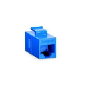 Cat6 Keystone RJ45 Coupler, Unshielded, Female to Female Insert Inline Coupler – Blue Price in Dubai UAE