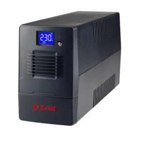 ExTell EATM-650CD -Atom 650VA, Line Interactive Desk Type, LCD Display, PF = 0.6  Price in Dubai UAE
