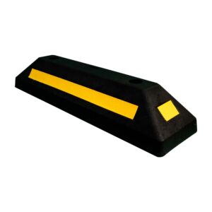 Heavy Duty Rubber Wheel Stopper for Garages, Parking Area