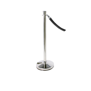 Crown Top Stainless Steel Golden Barrier |Concrete Base Access Control Barrier | High Quality Material Safety Barrier