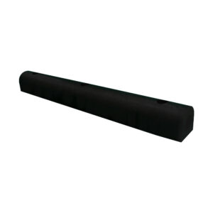 Heavy Duty Rubber Wall Fender D Type - Black, 900x100x100