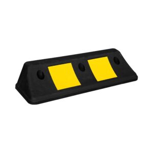 PVC Wheel Stop 500 CM Black and Yellow