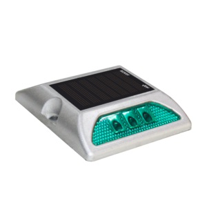 Aluminum Solar Road Stud Light Reflective - Green