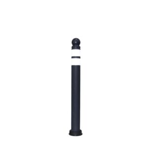 Anti-Parking Bollard Black | 68CM Lightweight Reflective Guide Post Black