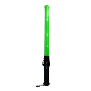 Battery Powered Traffic Safety Wand Baton LED Light - Green