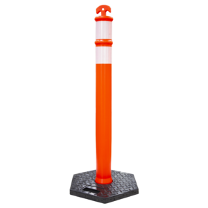 Traffic Safety Reflective 115CM Plastic Delineator Post Orange