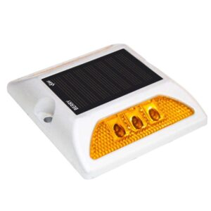 Aluminum Solar Reflective LED Road Stud Light - Yellow