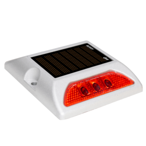 Aluminum Solar LED Blinking Road Stud Light - Red