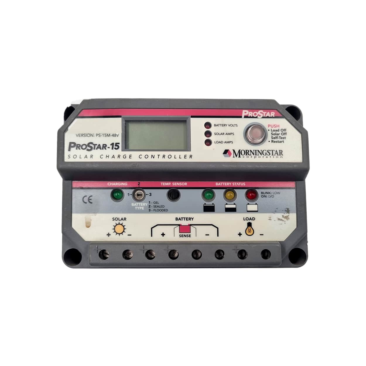 Prostar- 15M-48V Solar Charge Controller 48V,15A