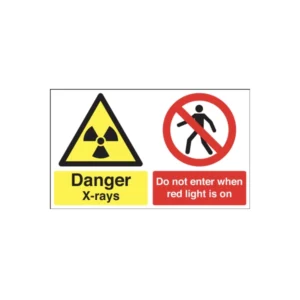 X-Ray Warning Sign Light