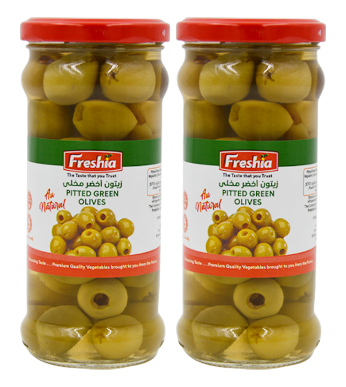 Freshia Pitted Green Olives 335g