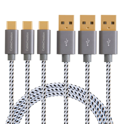 CableCreation USB Type C to A Cable 4 Feet/1.2 Meters, #CC0676