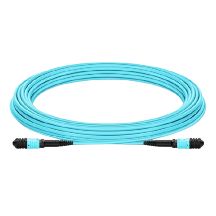 Customized 8-144 Fibers Senko MPO-12 OM3 Multimode Elite Trunk Cable, Aqua #30843