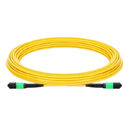 Customized 24-144 Fibers Senko MPO-24 OS2 Single Mode Elite Trunk Cable, Yellow #30929