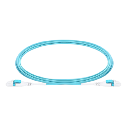 Customized Uniboot Duplex 0.2dB IL OM4 Multimode LC UPC to LC UPC 2.0mm BIF Fiber Optic Patch Cable #68573