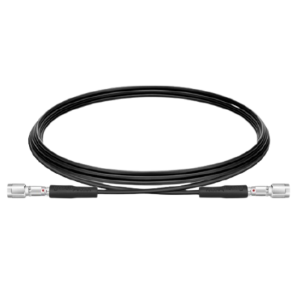 Customized Rosenberger NEX10-FO Connectors, 2 Fibers Single Mode/Multimode 4.80-5.50mm Industrial Fiber Optic Patch Cable #137476