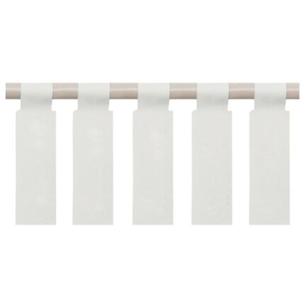 A4 Size 3.31in.L x 1.02in.W P Type Adhesive Label Paper-300pcs/10 Sheets, White