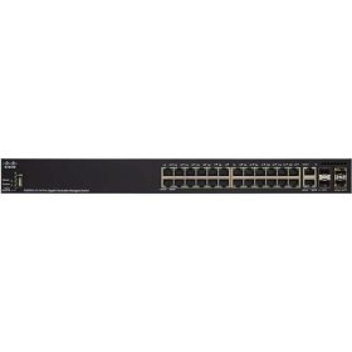 Cisco SG350X-24MP-K9 24-Port Gigabit PoE Stackable