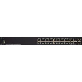 SG350X-24MP-K9 Cisco SG350X-24MP-K9 24-Port Gigabit PoE Stackable